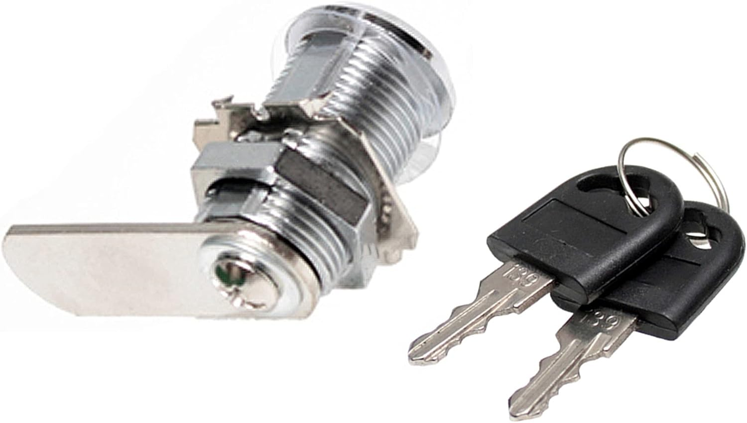 Cabinet Lock Lever Lock Universal Cylinder Furniture Lock Letter Box Lock Diameter 19 Mm (1, 20)