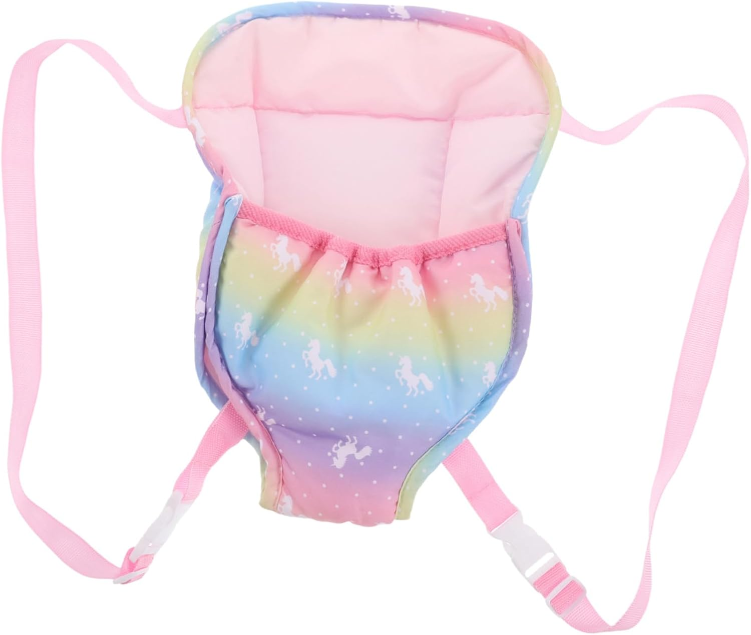 Ifundom Baby Doll Carrier Accessories Adjustable Straps Toddler Play Soft Plush Toy Baby Carrier Backpack for Kids image number 3