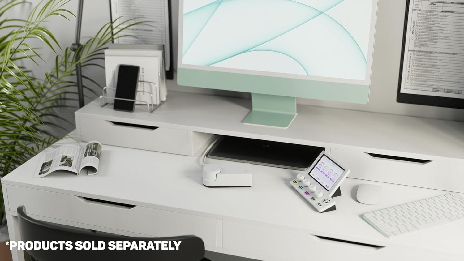 BEACN Studio &ndash; USB XLR Audio Interface for Creators, Built in DSP Mic Chain, Ultra-Low-Noise Preamp, Mutli-Channel Dual PC and Console USB-C Connections, for Streaming, Gaming, and Podcasting (White) image number 4