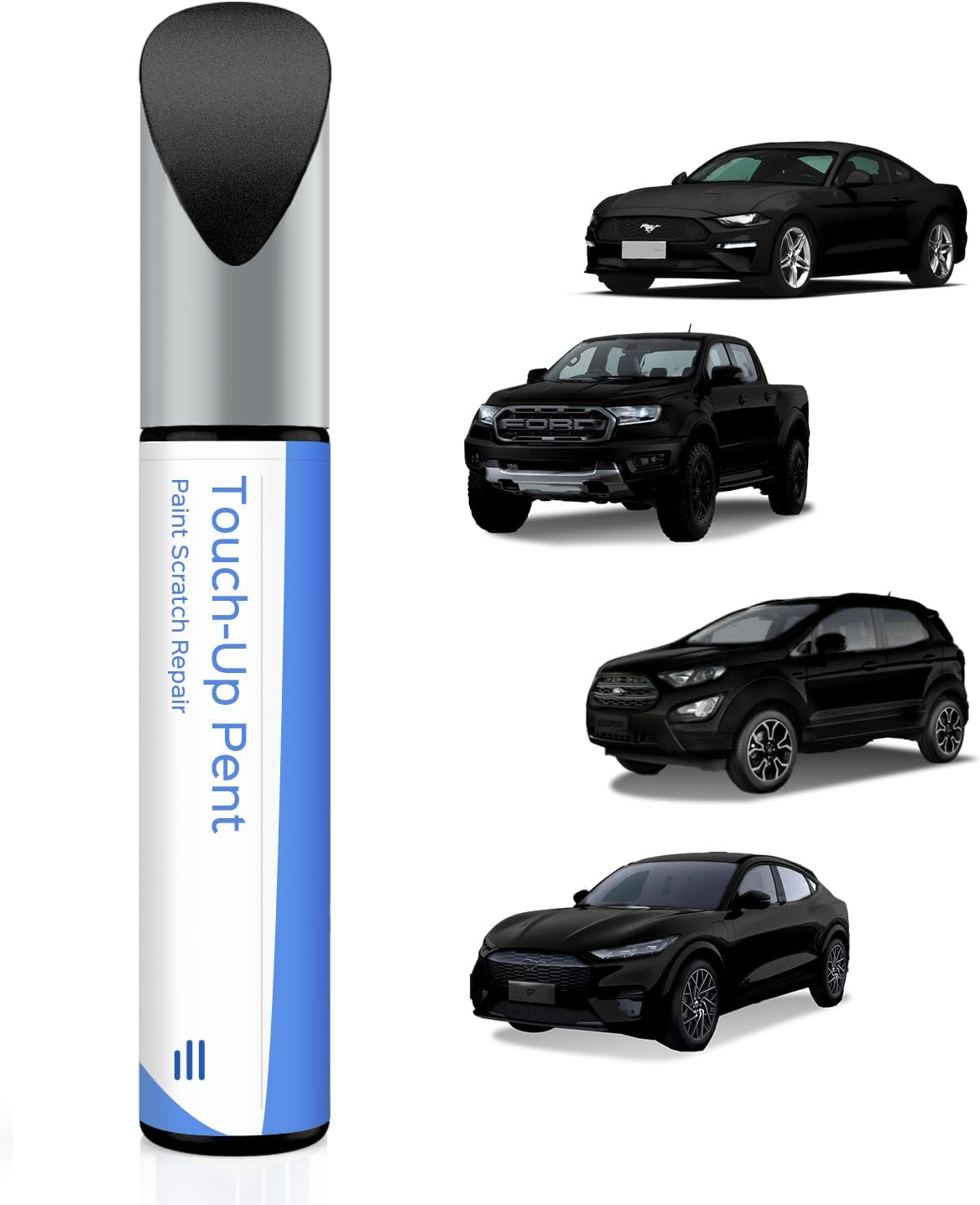 G1 Shadow Black Touch up Paint Compatible with Ford Exact Match&ndash;Chips and Nicks Touch Up - Rapid Red(D4) Compatible With All Models image number 4