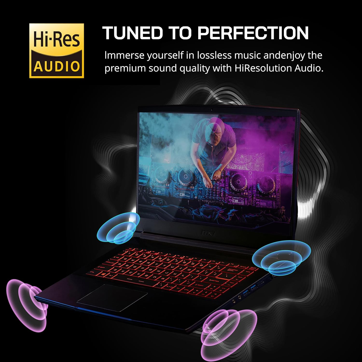 MSI GF63 15.6" 144Hz FHD IPS Gaming Laptop, 12Th Gen Intel 8-Core I5-12450H Processor, NVIDIA Geforce RTX 2050, 8GB RAM, 512GB Nvme SSD, Backlit Keyboard, Ethernet, Wifi, HDMI, Windows 11 Home image number 5