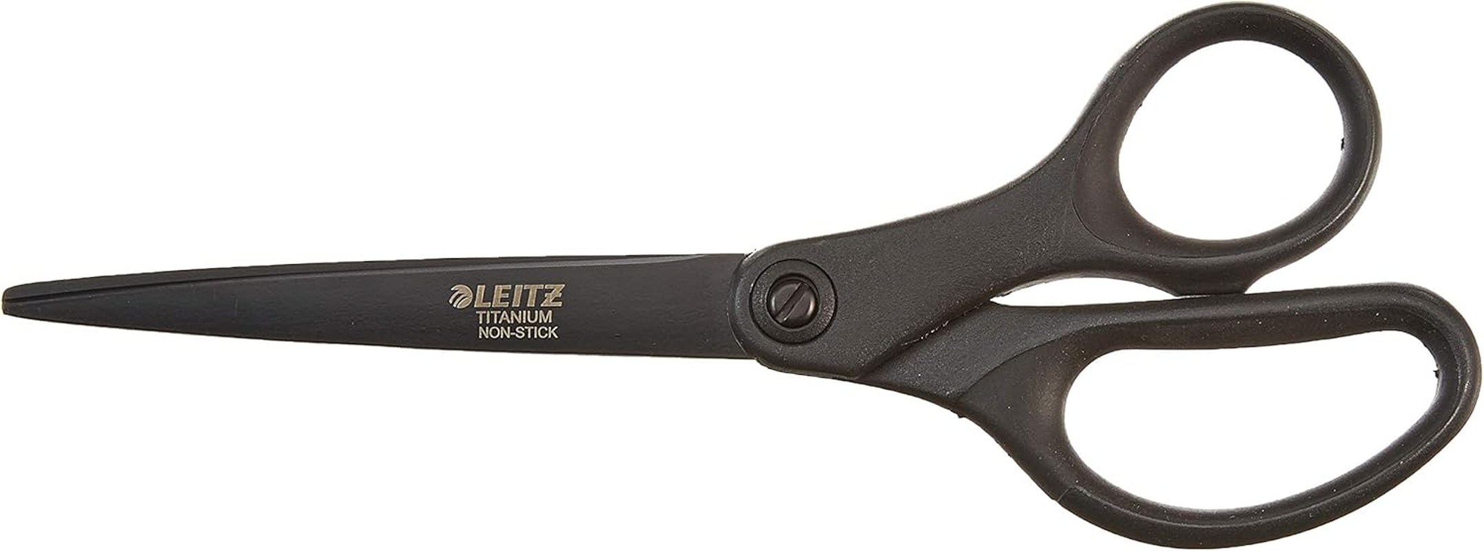 Leitz Titanium Scissors, Right or Left Handed (Ambidextrous), Non Stick, Office Stationary, Ergonomic Handle, Black, 180 Mm image number 4