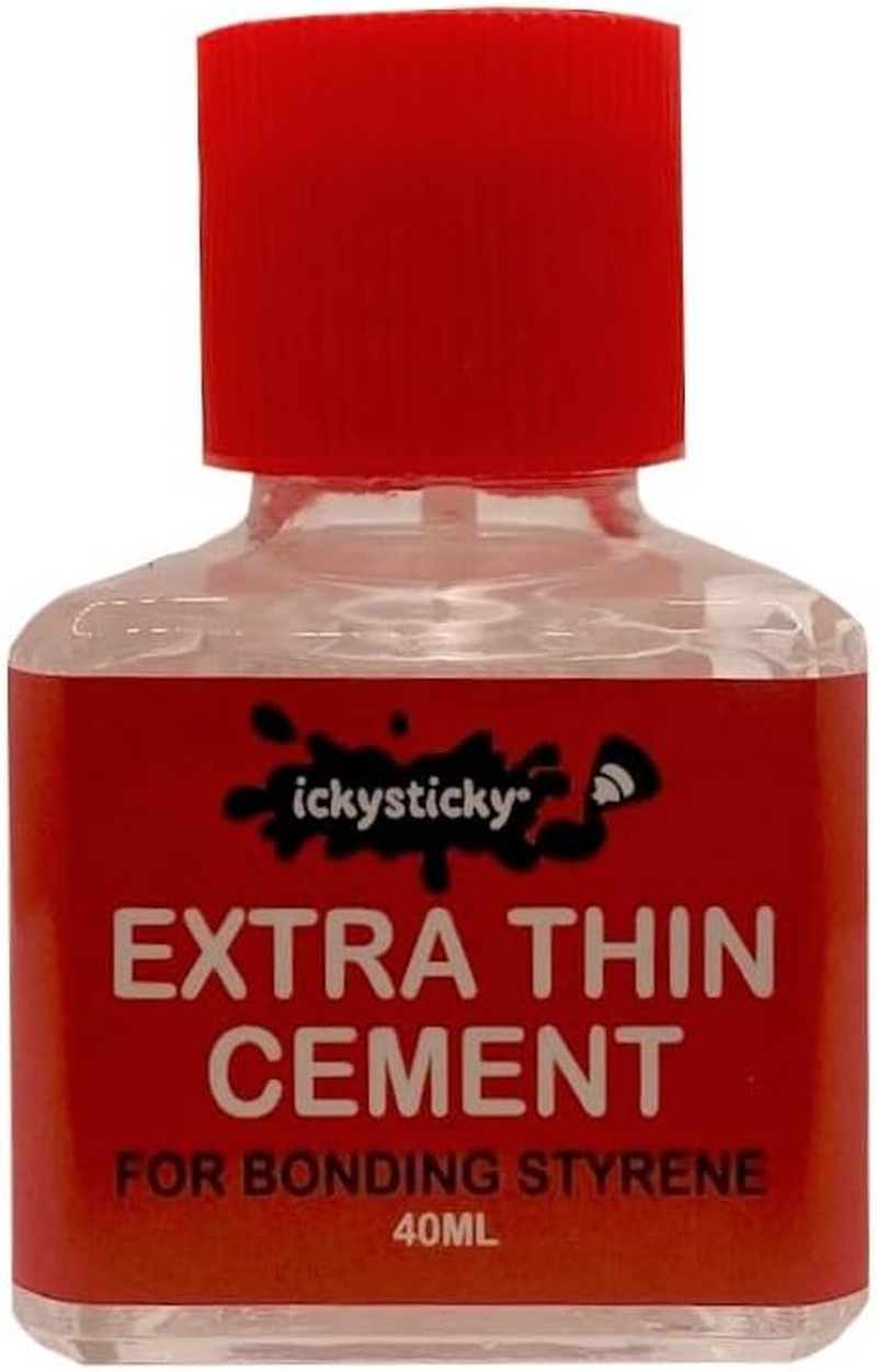 Ickysticky Extra Thin Cement 40Ml for Styrene for Styrene Model Kits Tamiya Kits image number 5