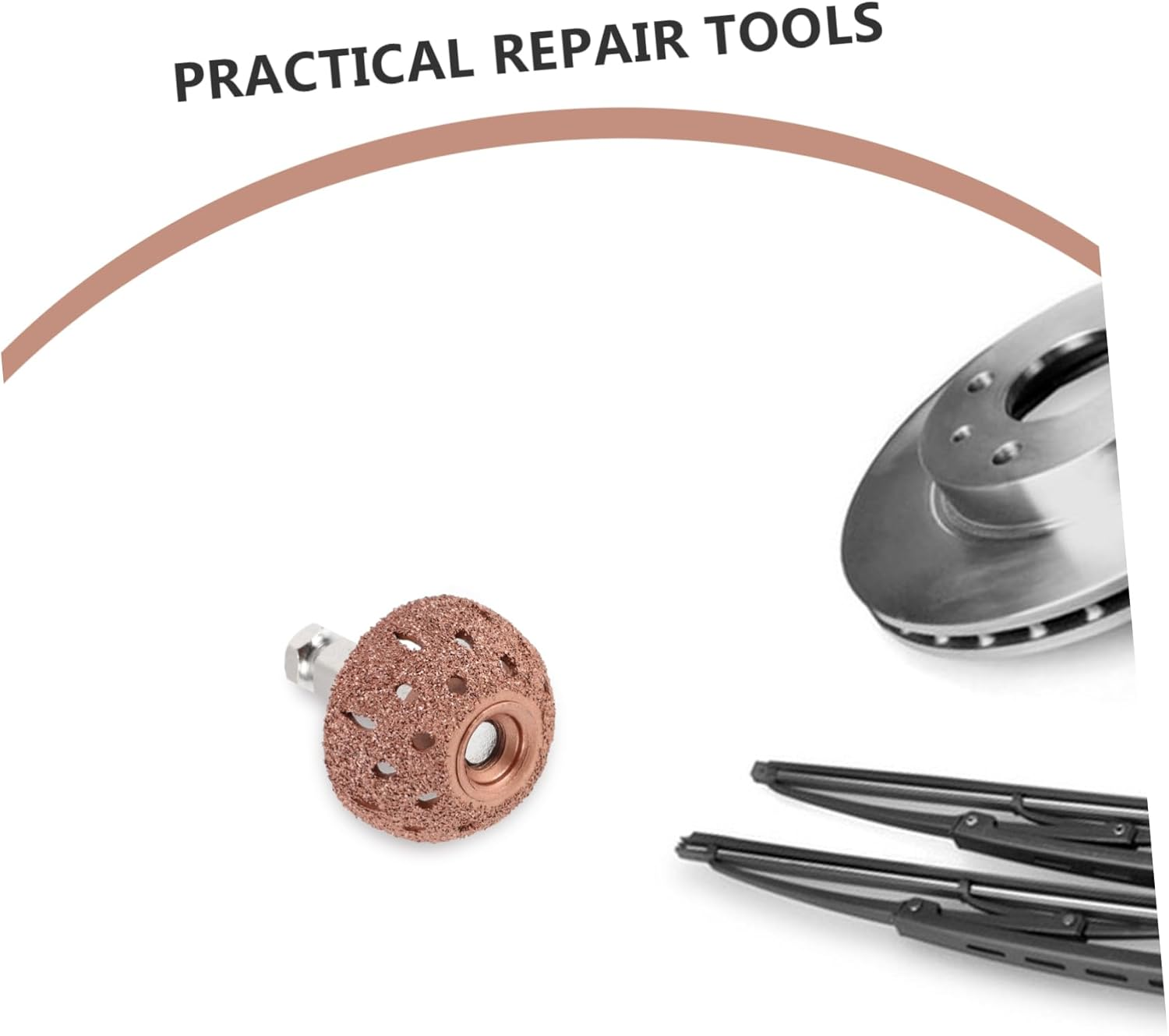 Garneck Tire Repair Grinding Tool Medium Buffing Wheel for Quick Vehicle Tire Repair Versatile Abrasive Accessory image number 4