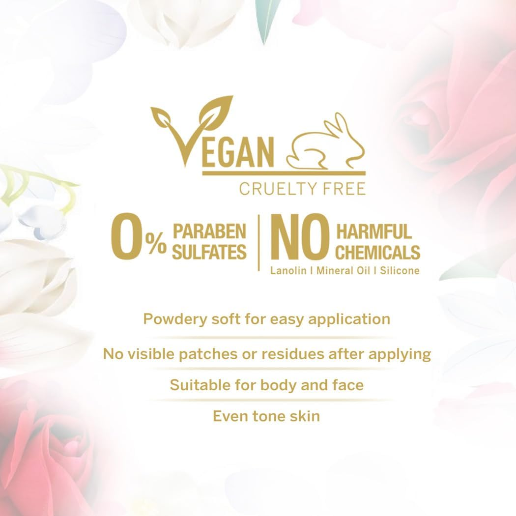 Yardley London Perfumed Talc, Red Roses, 8.8 Oz, 250 G image number 4