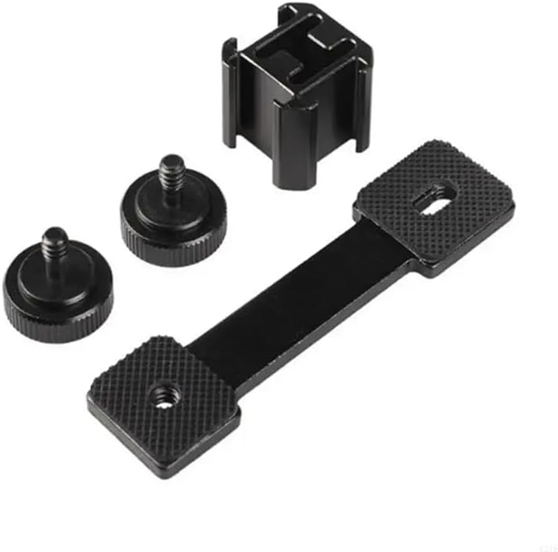 VOANZO Cold Shoe Holder 1/4 Hot Shoe Adapter Hot Shoe Mount Camera Shoe Mount Accessory Rail for Smartphone Gimbal or Camera Microphone and Light 1Pcs image number 2