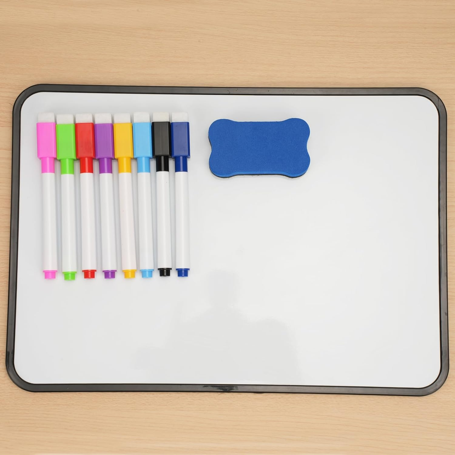 Mini Magnetic Whiteboard, 21 X 30 Cm Small Whiteboard, A4 Desktop Dry Erase Board, Portable Double-Sided Dry Erase Board for Office,School & Home image number 4