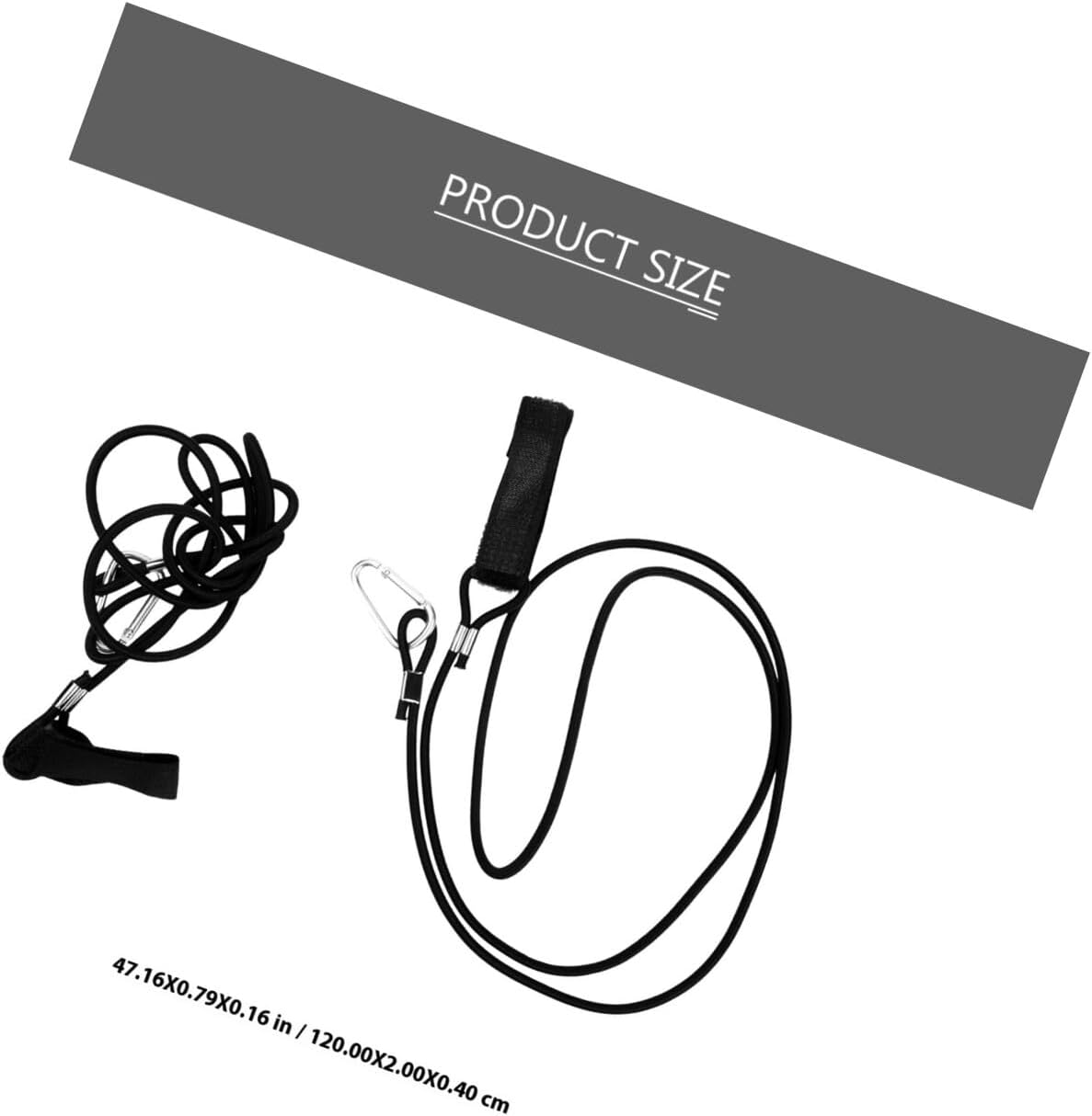 Abaodam Kayak Paddle Tie Leash Stretchable Safety Lanyard Strap Outdoor Elastic Kayaking Fixed Strap for Paddle Security and Luggage Fastening image number 6