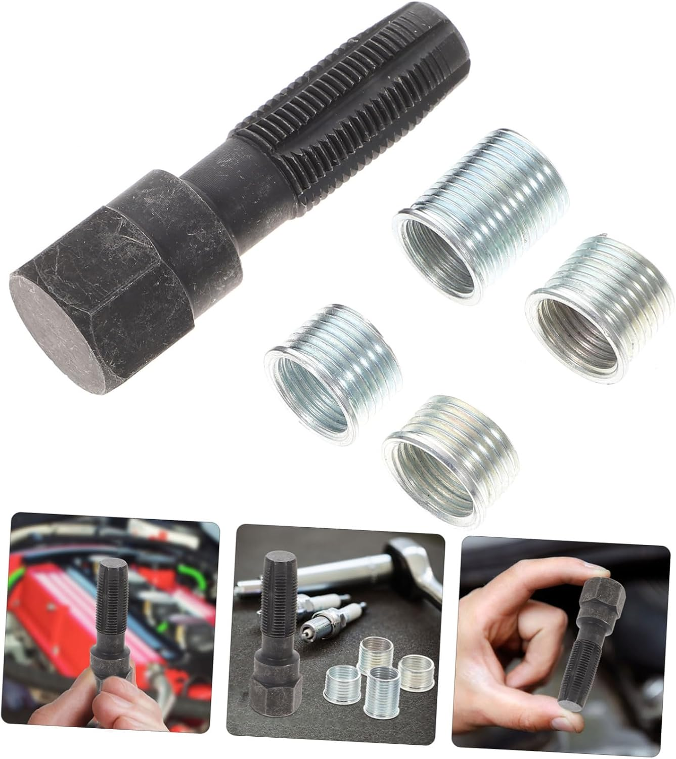 CHILDWEET Thread Repair Tool Kit for Ignition Threads Compatible Automotive Applications and Random Option image number 6