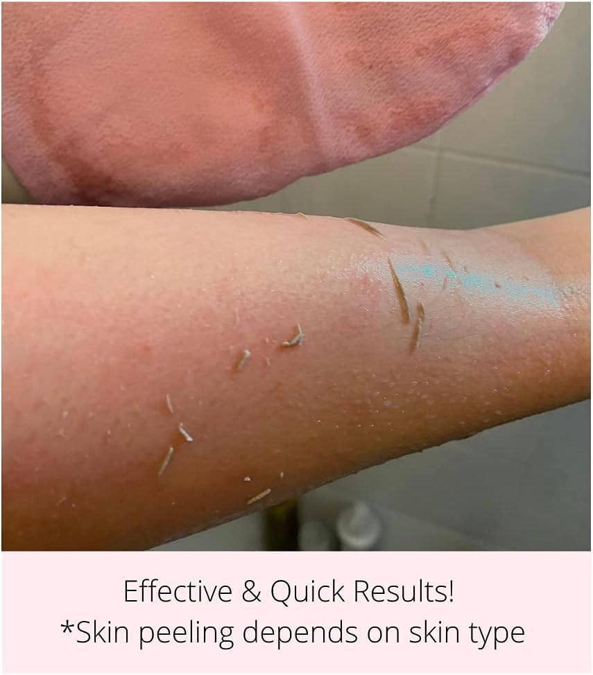 Exfoliating Glove (Pink),Powerful Exfoliating Bath Gloves with 100% Synthetic Silk Frosted Back Rubbing image number 3