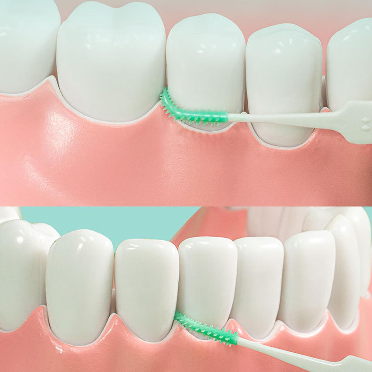 200 Pcs Soft Interdental Brush Dental Brushes between Teeth, Braces Brush, Floss Picks for Cleaning Teeth image number 1