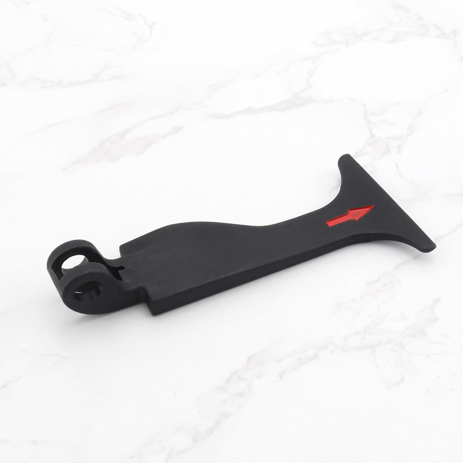 Be in Your Mind Black Front Hood Release Pull Handle Rod Lock Latch Compatible with Mercedes C Class W203 2001-2007 OE 2038870427 A2038870427 Length 10.04Cm image number 2