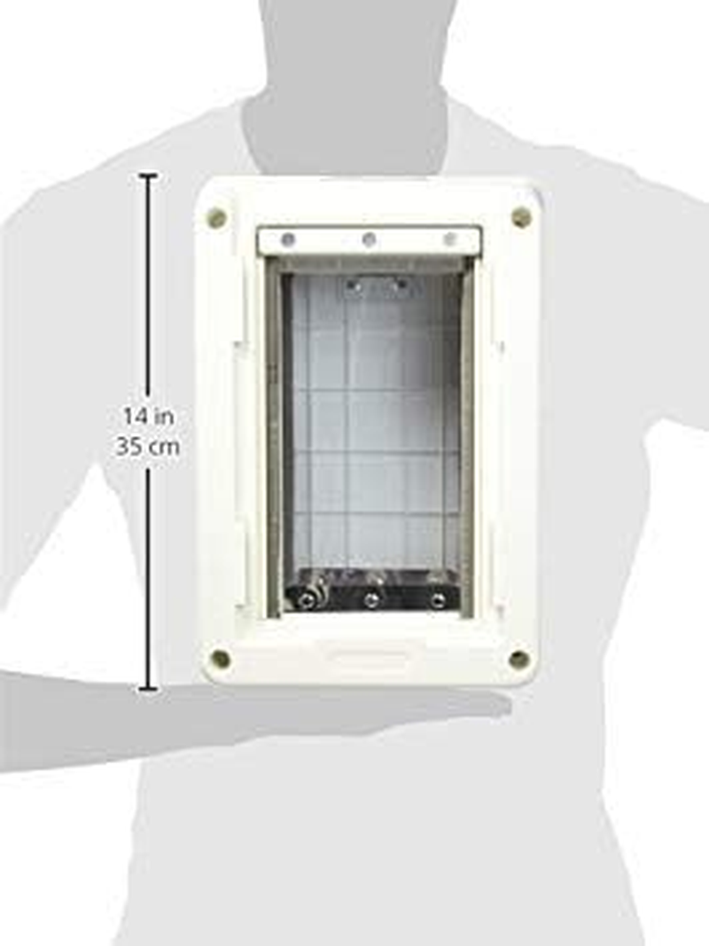 Perfect Pet the All-Weather Energy Efficient Dog Door, Small, 5" X 9.25" Flap Size image number 1