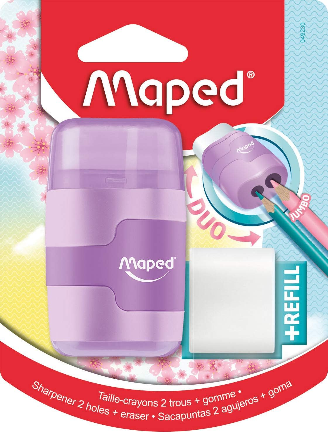 Maped 049230Pa Connect Sharpener/Eraser Pastel X image number 2