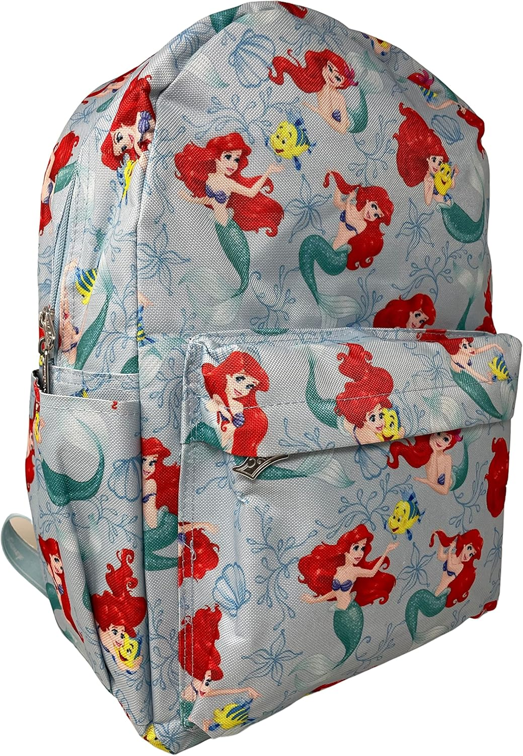 Disney the Little Mermaid Ariel All over Print 16 Inch Backpack Multicolor, Multicolor, 16 Inch, Backpack image number 5