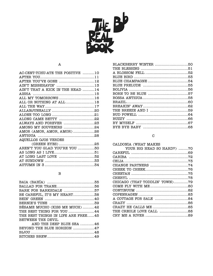 The Real Book - Volume III: BB Edition: 03