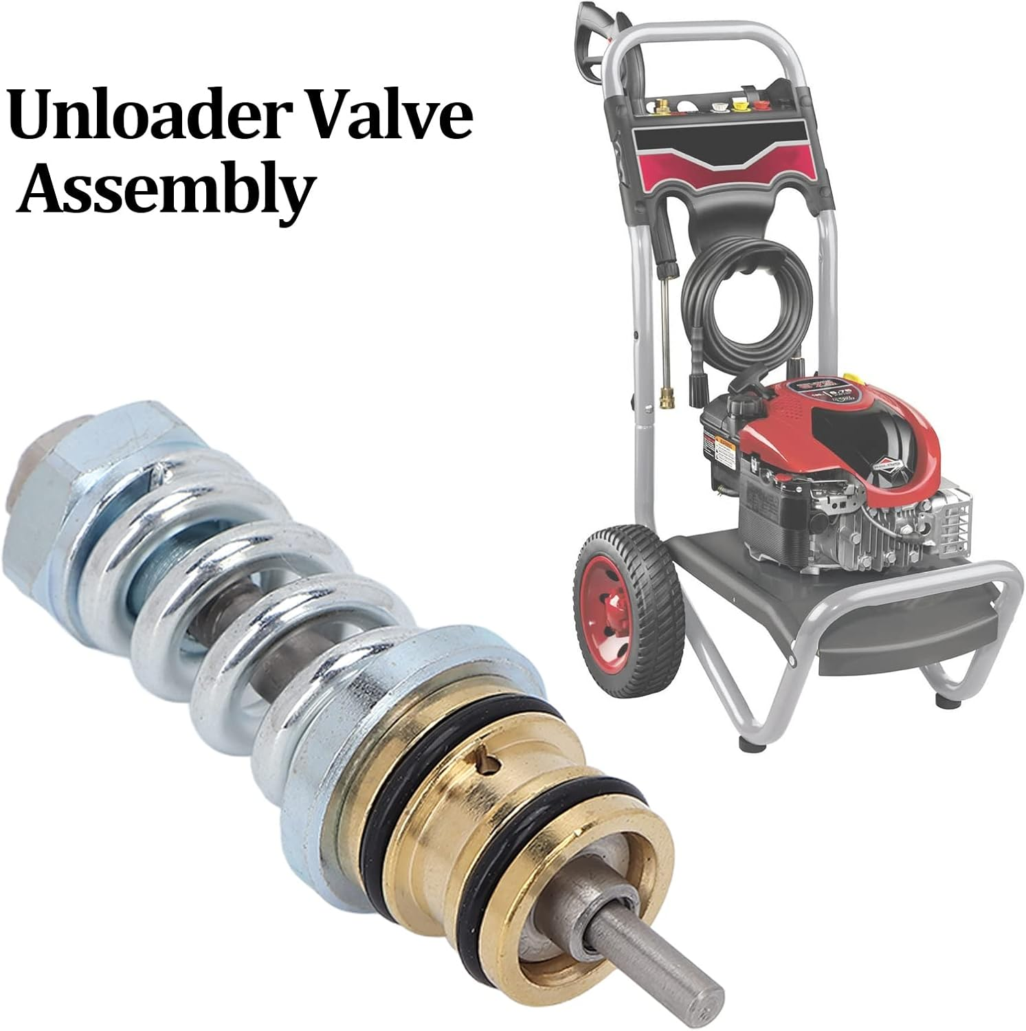 308418003, Simple Installation Rustproof Stable Unloader Valve Strong Replacement for Troy Bilt for Pressure Washer Pump image number 2