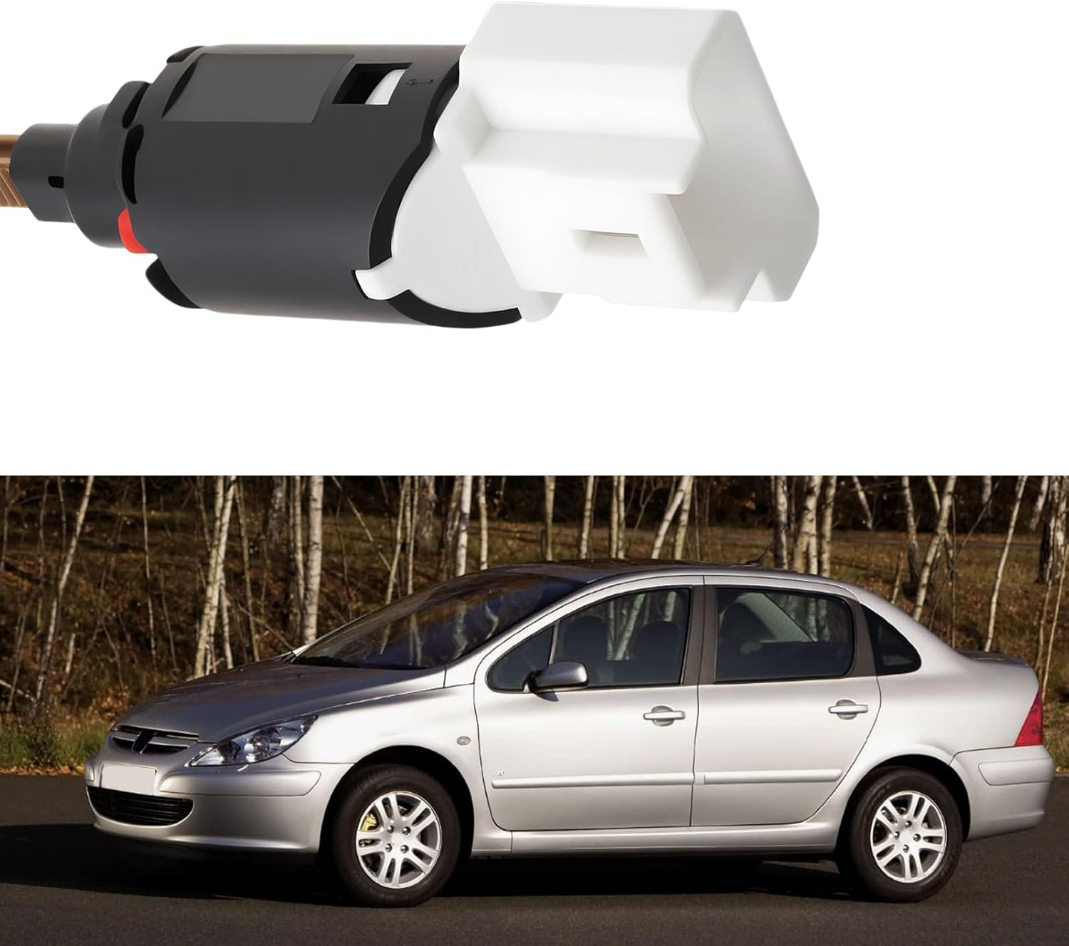 Car Brake Light Switch Button 9643478880 Compatible with Peugeot 206 307 SW image number 1