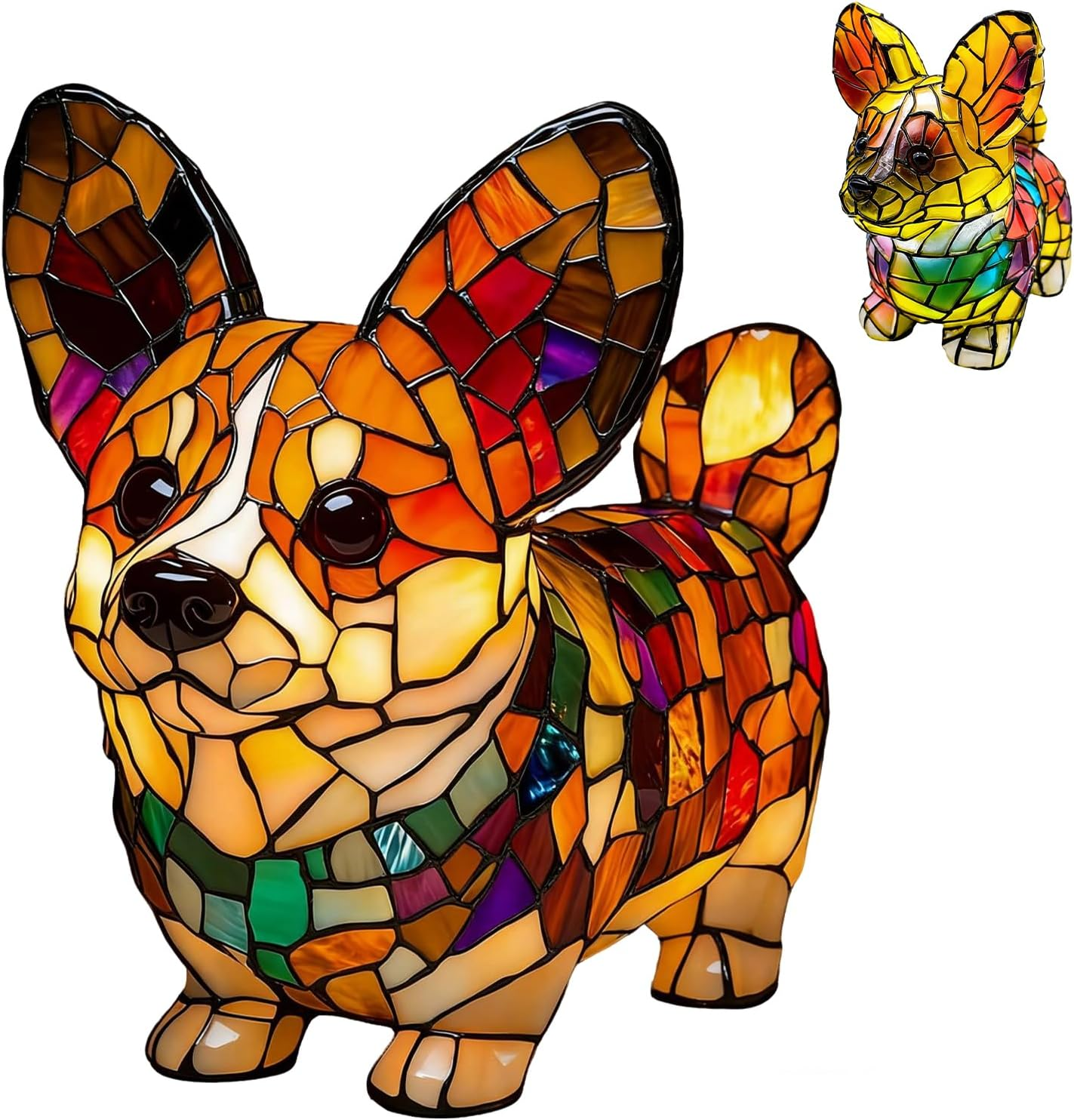 TZQFROCE Corgi Lamp Cute Vintage Table Lamp Dog Series LED Lamp Pet Decorative Lamp 3D Table Lamp Home Decor for Bedroom Lighting for Dog Lovers image number 5