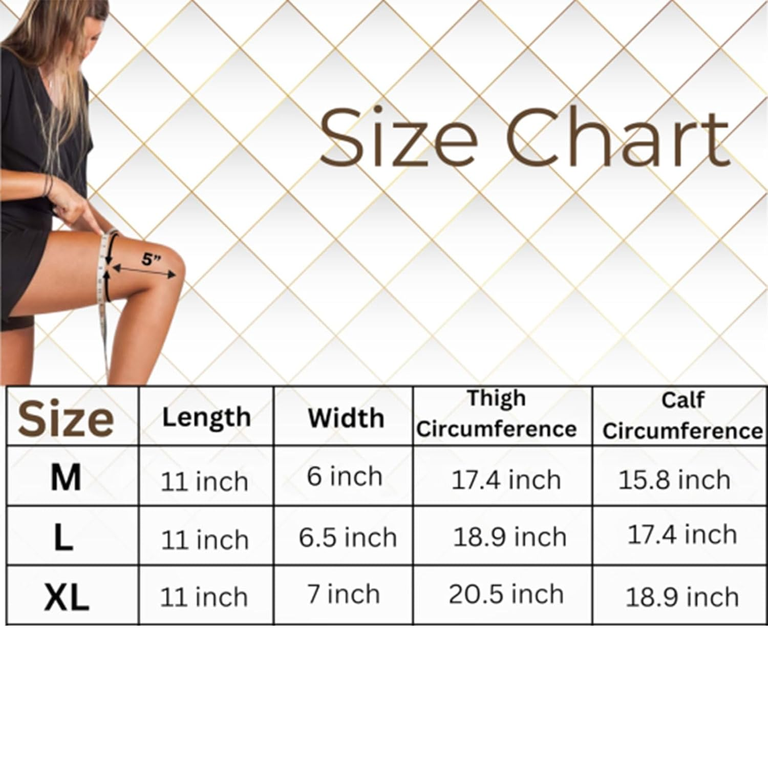 Bamboo Knee Sleeves for Men & Women &ndash; Compression Sleeve for Running, Volleyball, Weightlifting &ndash; Knee Support Brace with Breathable Bamboo Yarn for Enhanced Circulation & Pain Relief (L） image number 4