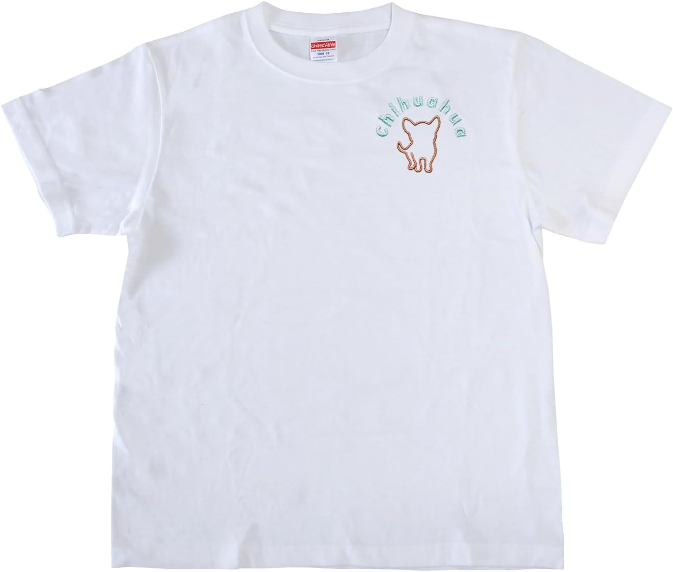 ニックナック Nickknack Heart Full Pet Paseo T-Shirt WH S Chihuahua [02995-01] Guide Dog Support Product White image number 2