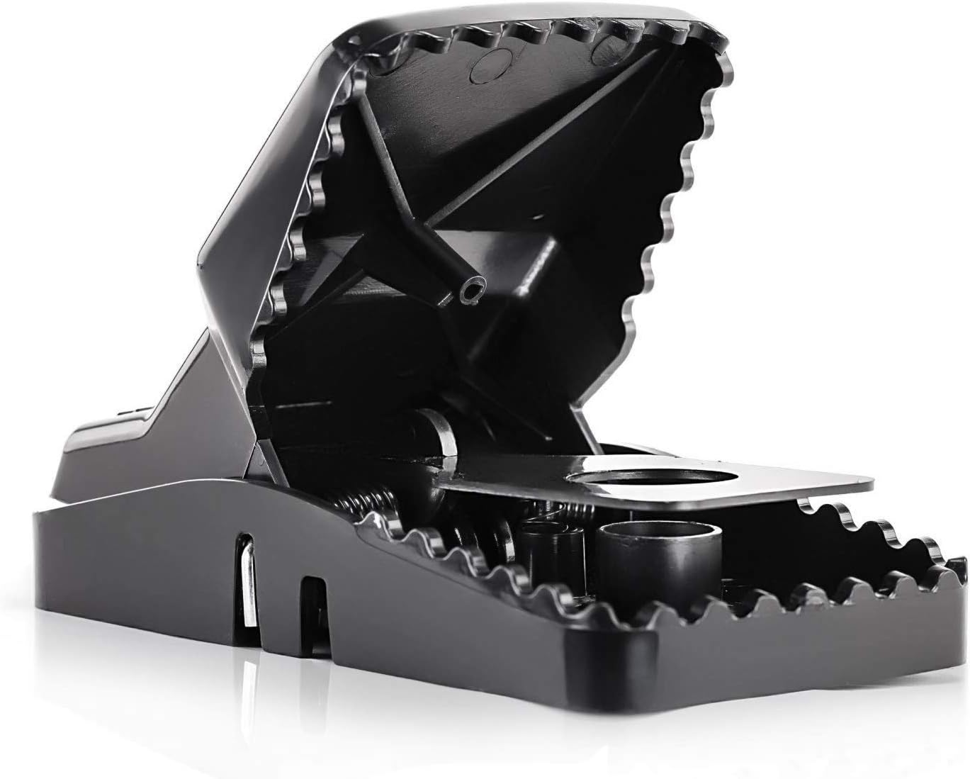 Large Powerful Rat Traps (4 Pack) - Kills Instantly with Powerful Steel Spring - Setup in Seconds - Wash & Reuse over & over - Hands Free Disposal - Rat Control without Harmful Poisons or Chemicals image number 3