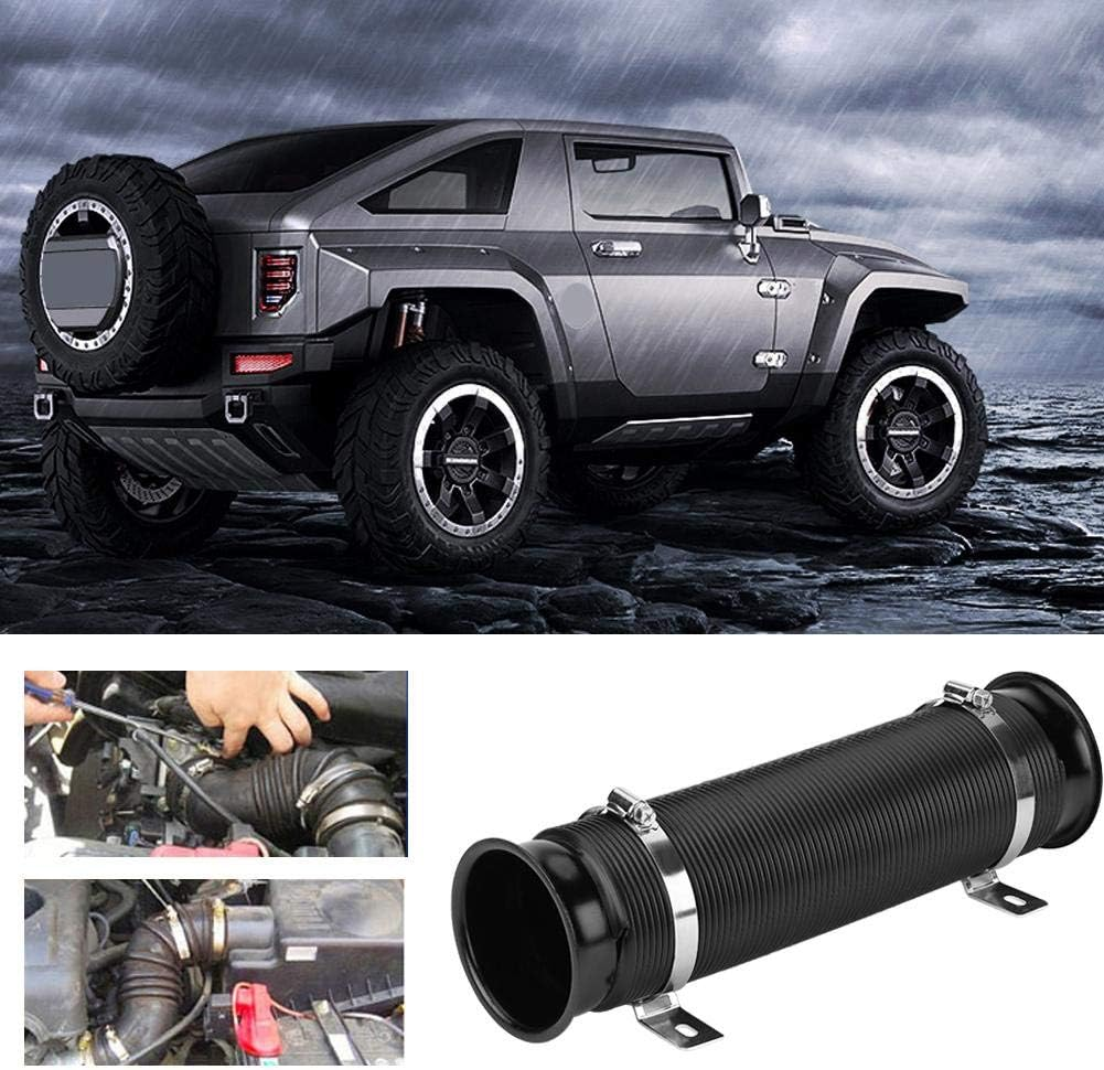 Air Intake Pipe, 76Mm 3Inch Universal Car Cold Air Intake Inlet Pipe Flexible Duct Tube Kit Automotive Replacement Air Intake Hose for Most Vehicles image number 2