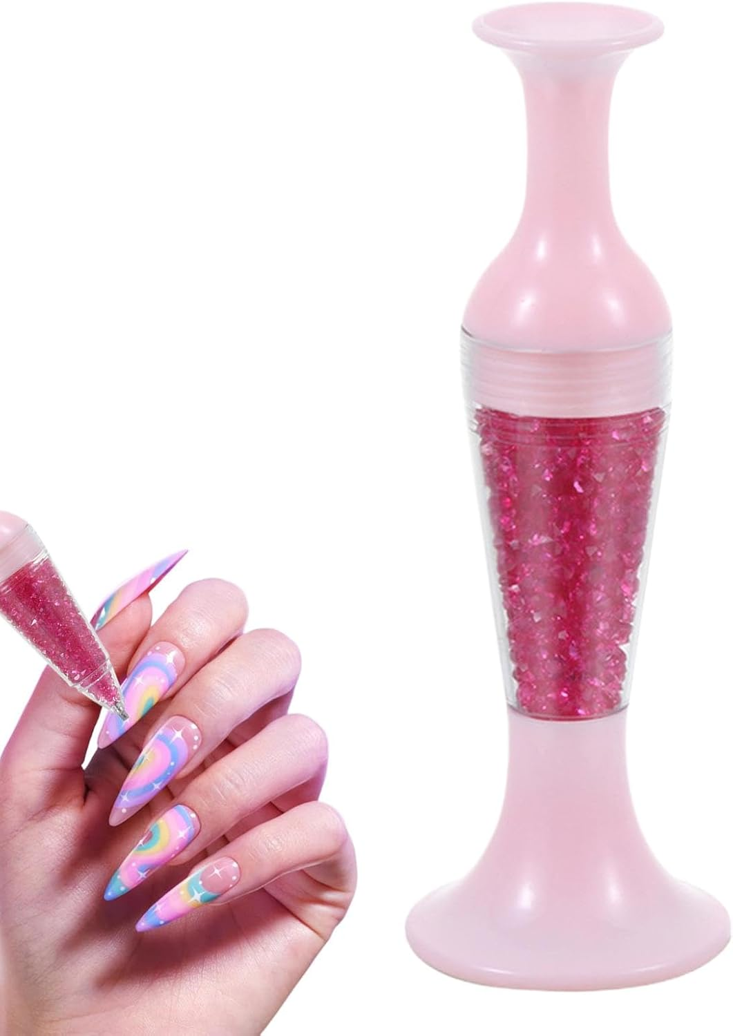 Gem Art Drill Pens | Gem Art Accessories Pens,Comfortable Grip Gem Art Accessories Pens, Flower Pot Shaped Point Drill Pen for Nail Crafts Making