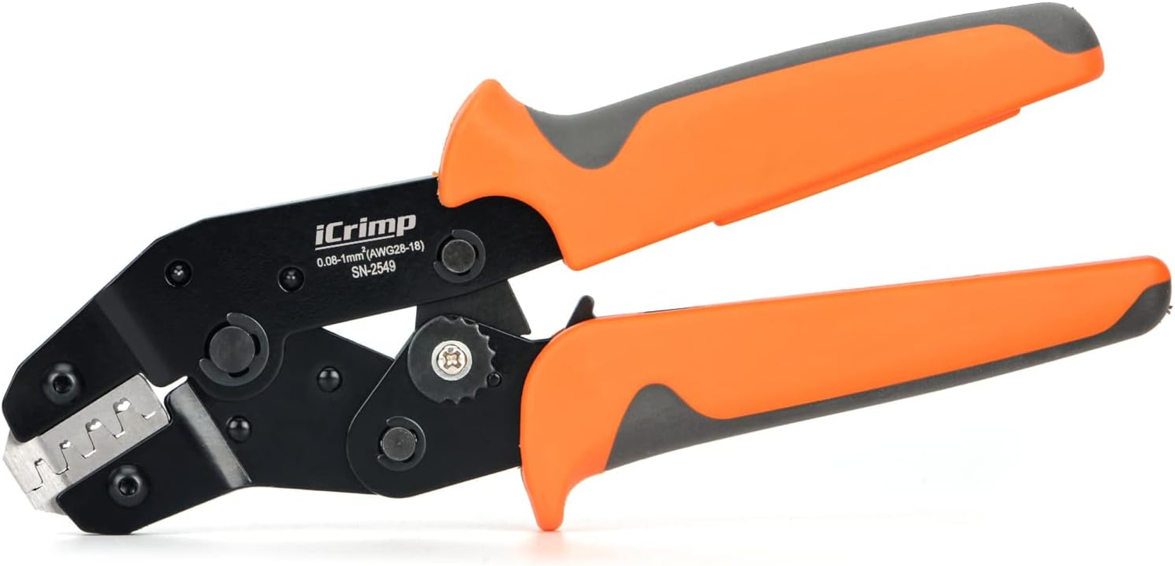 Icrimp SN-2549 Ratcheting Wire Crimping Tools for JST ZH 1.5Mm, PH 2.0Mm, XH 2.5Mm, VH 3.96Mm, JWPS 4.0Mm Pitch, Dupont 2.54Mm Pitch Open Barrel Terminals, AWG28-18 (0.08-1.0Mm&sup2;) image number 3