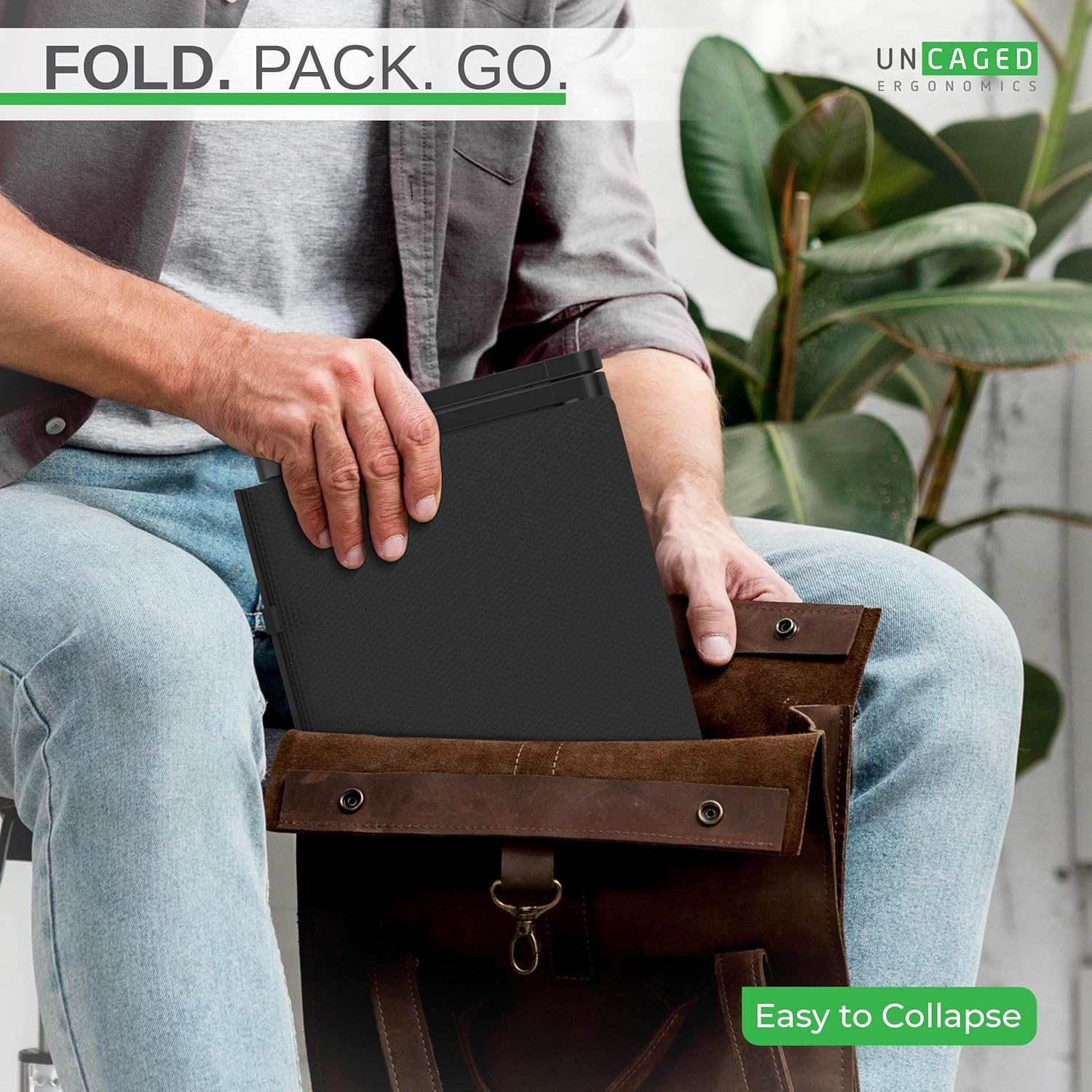 Workez Adjustable Computer Keyboard Stand for Desk, Keyboard & Mouse Stand, Ergonomic Keyboard Stand for Desktop, Computer Keyboard Riser for Desk - Black image number 3