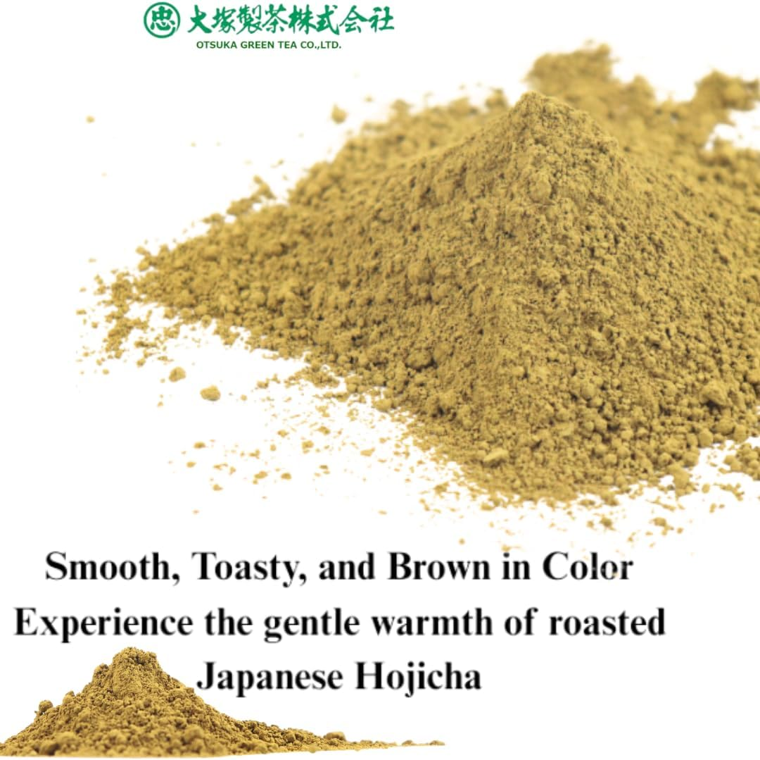 Otsuka Green Tea Co- Japanese Houjicha Powder Roasted Green Tea (Large - 100G) image number 5