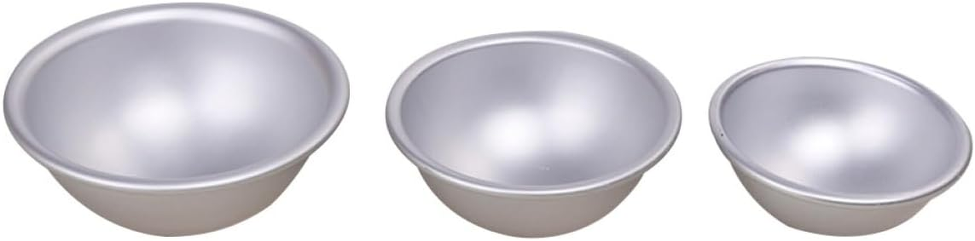 MAGICLULU 12Pcs DIY Metal Bath Bomb Molds Bath Salt Molds Handmade Soap Boys and Girls Bombs Making Kit image number 5