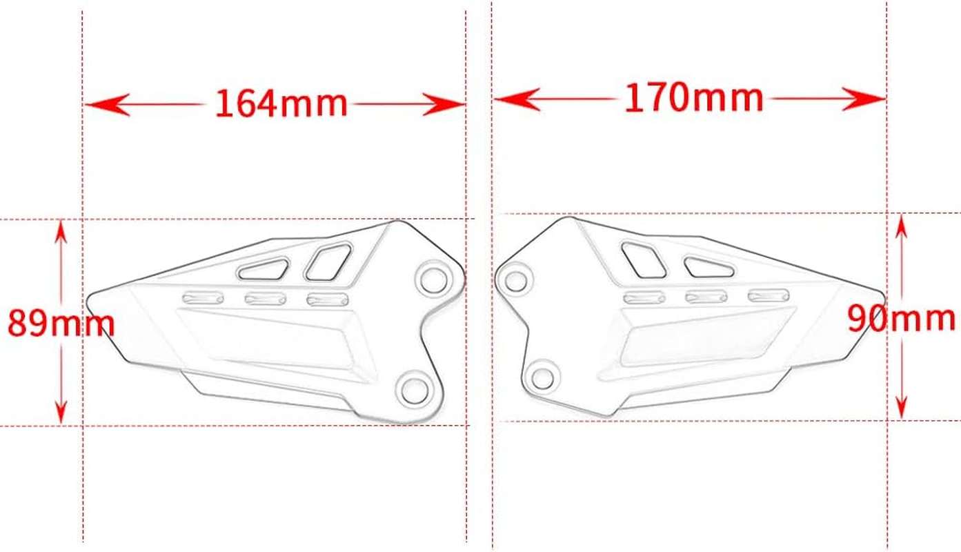 Motorcycle Foot Peg Footrest Protector Compatible with K.Awasaki Ninja ZX6R 2025 2024 2023 2022 2021 2020 2019 | Rear Heel Plates Guard ZX-6R ZX636 Ninja636 Accessories (Green) image number 1
