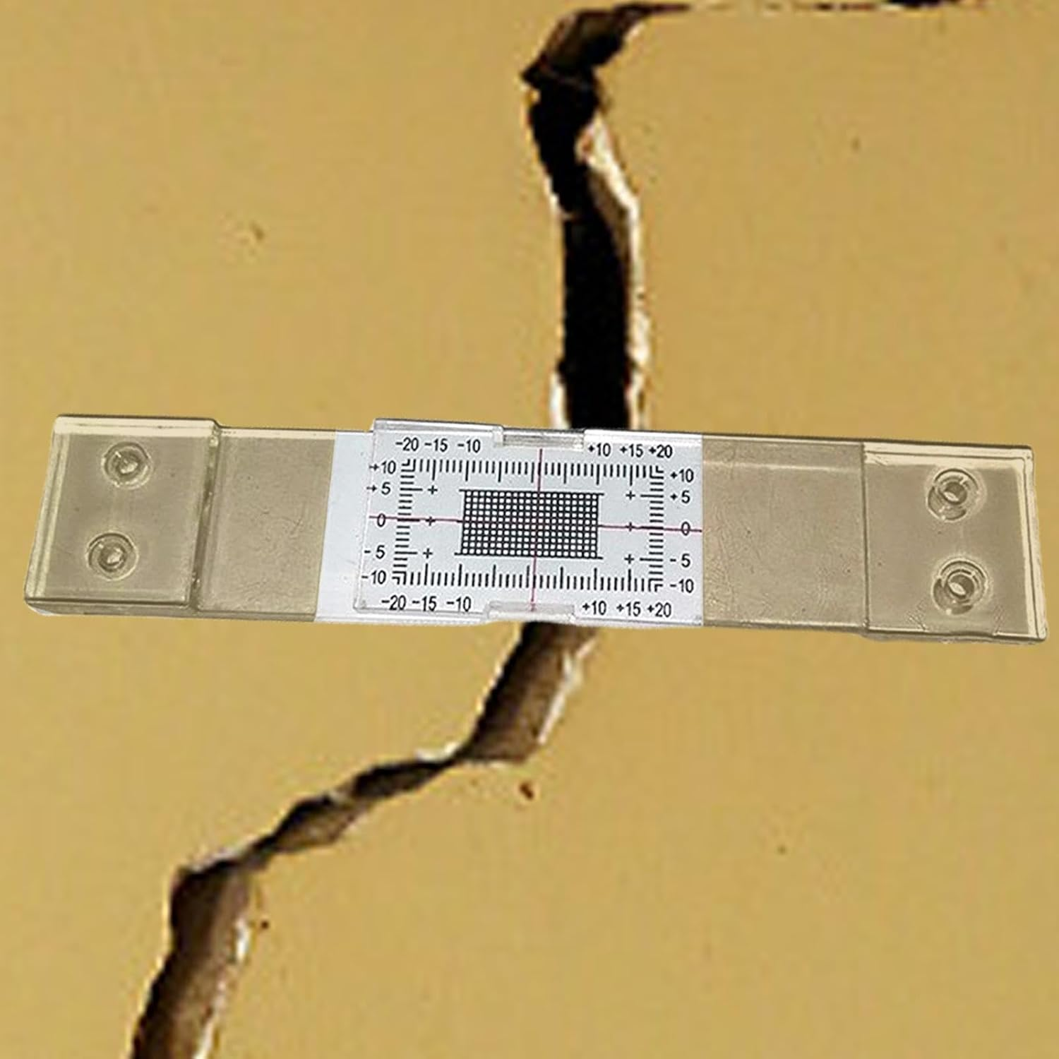 Cracks Monitor - Acrylic Cracks Monitoring Record | Tell-Tale Cracks Gauge Inspection Tool | Cracks Monitoring Record Tell-Tal Cracks Monitor | Cracks Measure and Record Instrument for Monitoring Wall image number 4