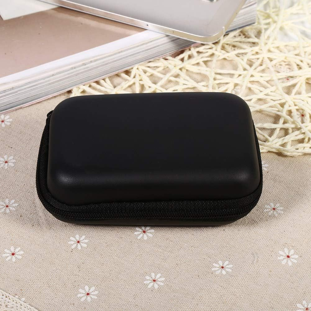 Mini Storage Case, Portable Electronics Organiser for Earphones, USB Drive, Data Cables, Black image number 1