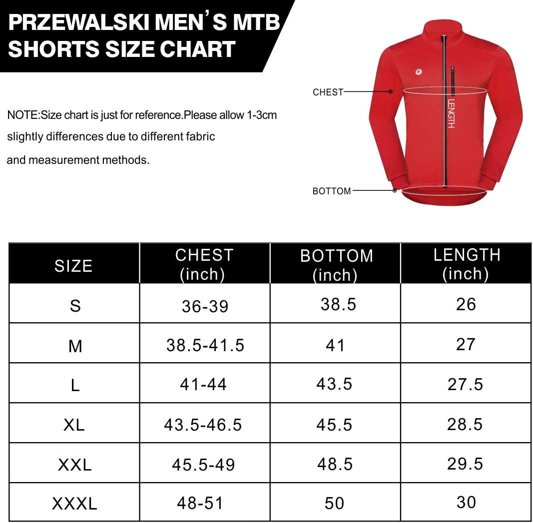 Przewalski Cycling Bike Jackets for Men Winter Thermal Running Jacket Windproof Breathable Reflective Softshell Windbreaker image number 7