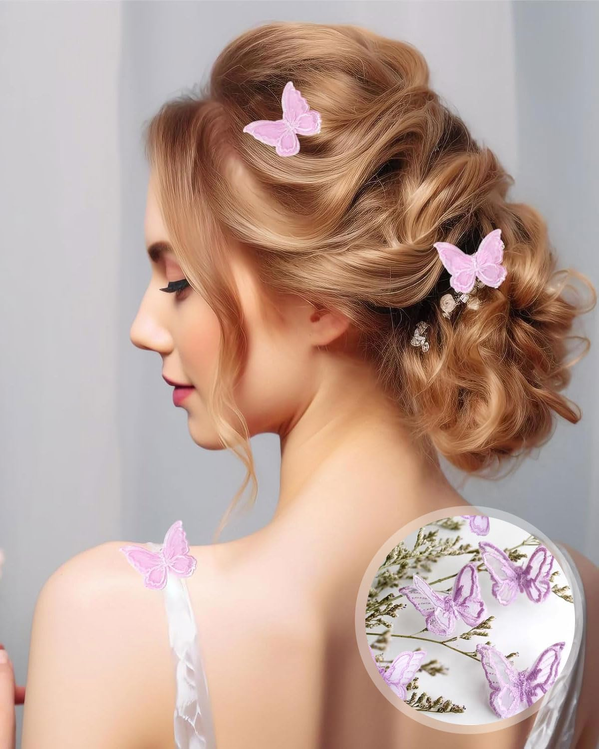 KGDUYC 6 Pieces Butterfly Hair Clips Hair Pins Hair Clips Butterfly Hair Clips 6 Pieces Butterfly Hair Clips Small Hair Clips Mini Butterfly Hair Clips image number 5