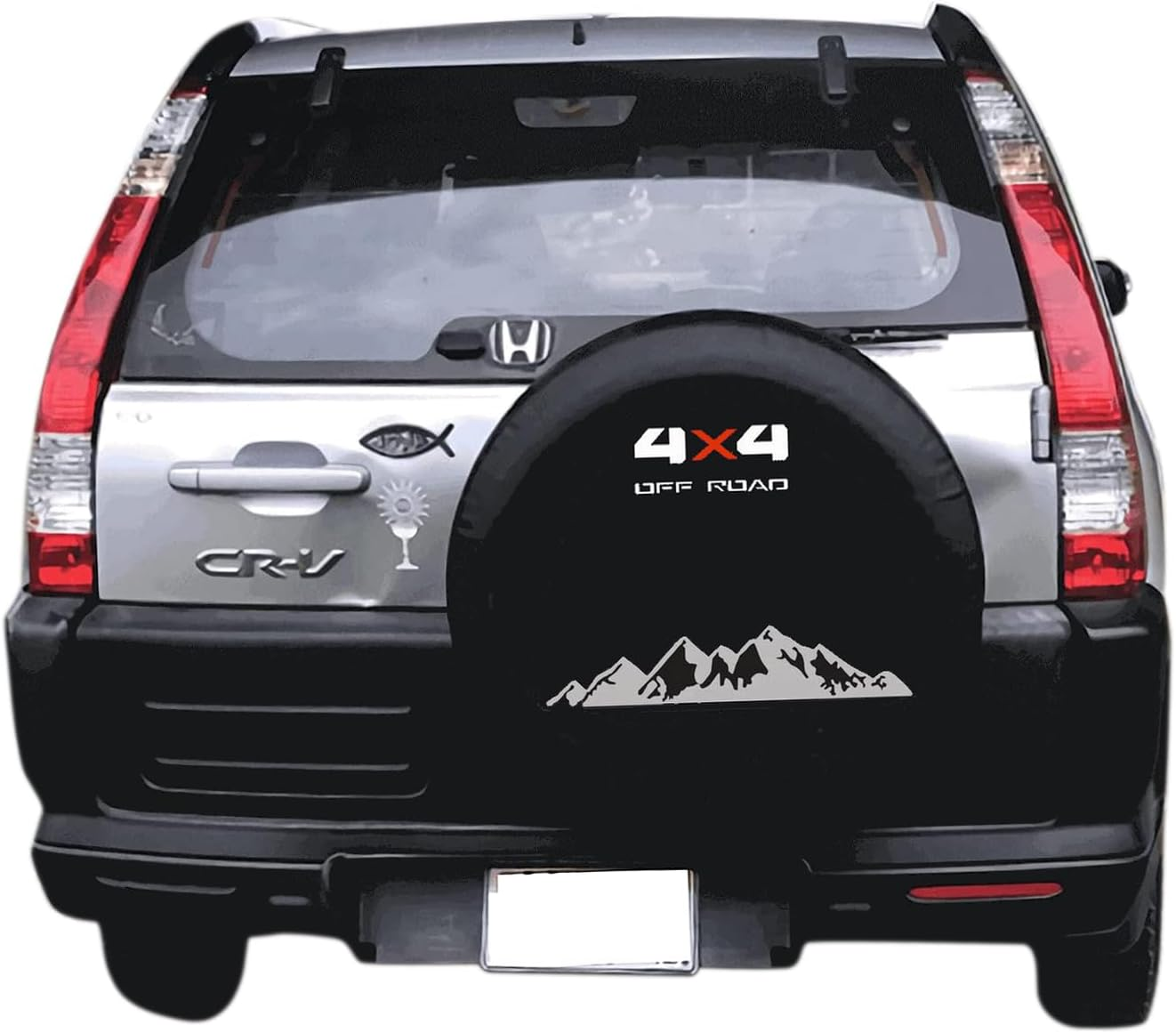 For Suzuki, Toyota, Ford, Chevrolet, Buick, Honda CR-V Spare Tire Cover, Spare Wheel Cover Protector, for Cars and Suvs Spare Tire Protector (S: 205/65R15, 215/60R16) image number 1