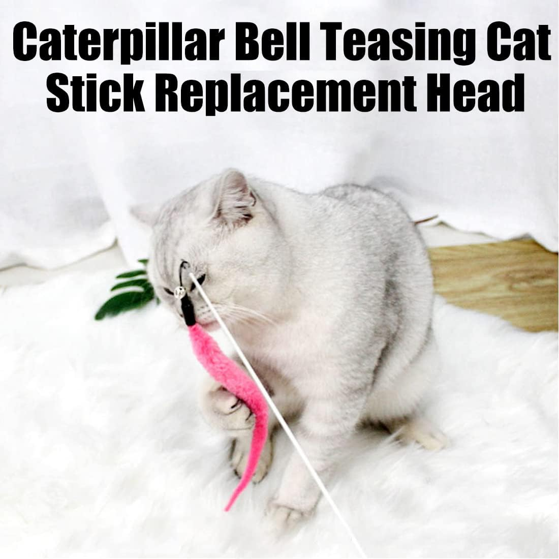 6 Pieces Cat Toys, Interactive Cat Toy, Colourful Fabric Ribbon Sticks, Cat Cord Toy, Indoor Cat Toy, Interactive, Pet Toy for Kitten Training, Cat Accessories image number 5