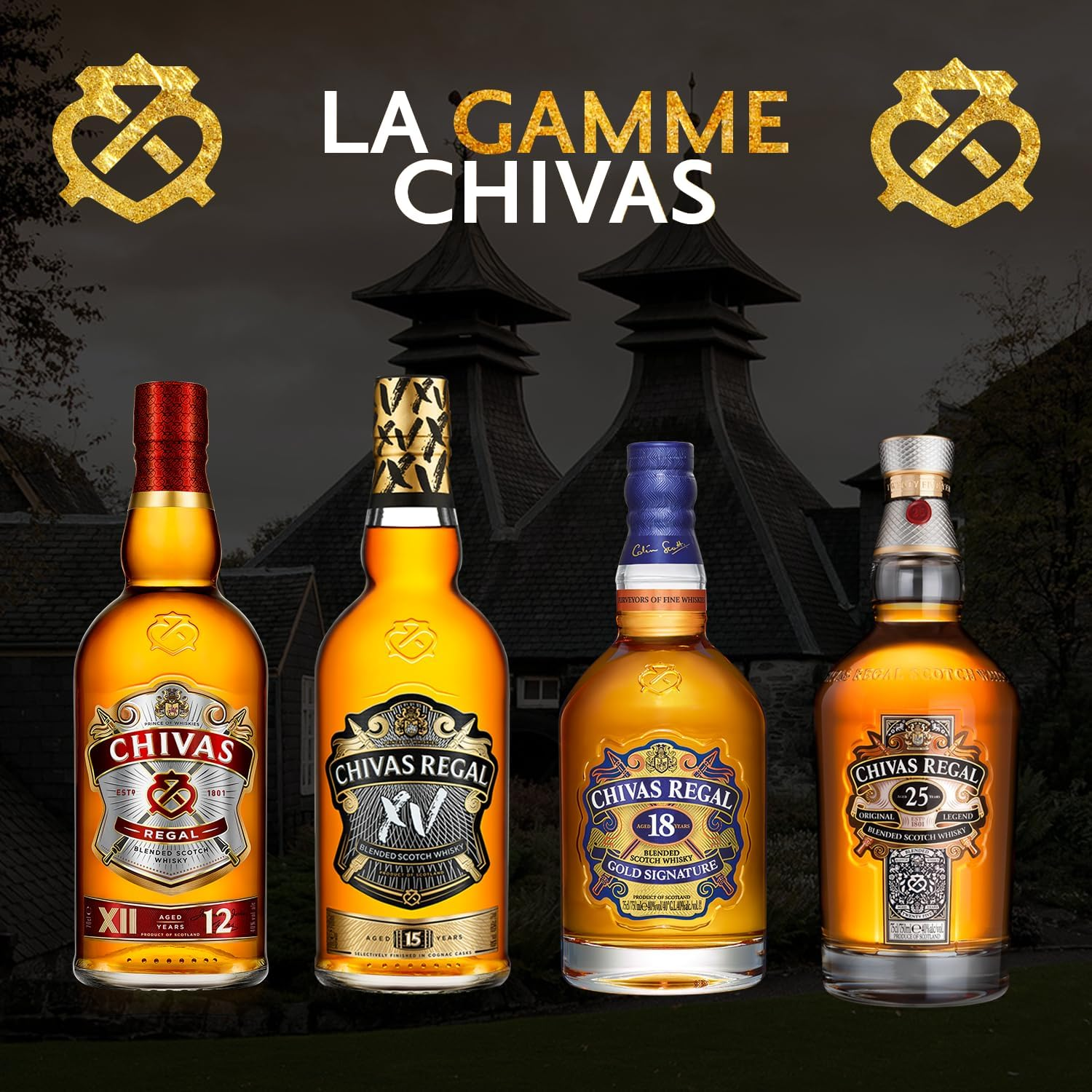 Chivas Regal 25 Year Old Blended Scotch Whisky , 700 Ml