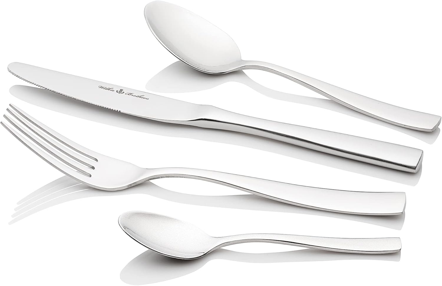 Wilkie Brothers Hartford 56-Piece 18/10 Stainless Steel Cutlery Set