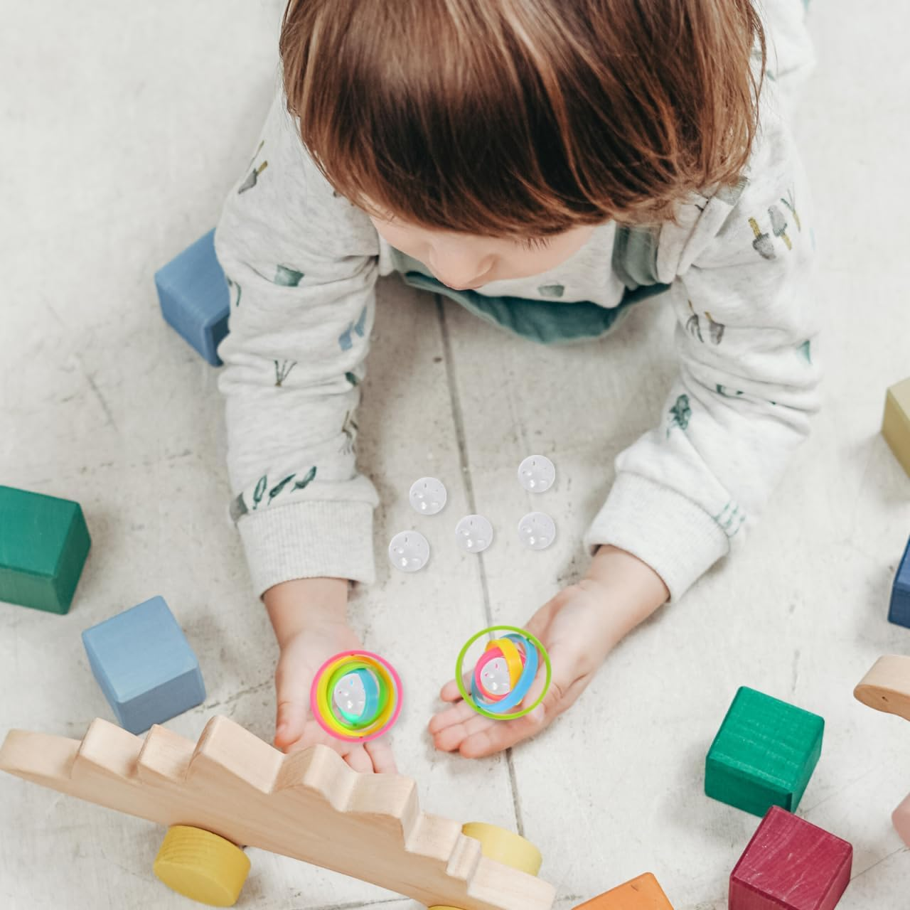 Totority Toy Insert Noise Maker Replacement Accessories 2.8Cm round Sound Balls for Baby Toys DIY Repair Tools Multipurpose Rattles Plush Dolls image number 5