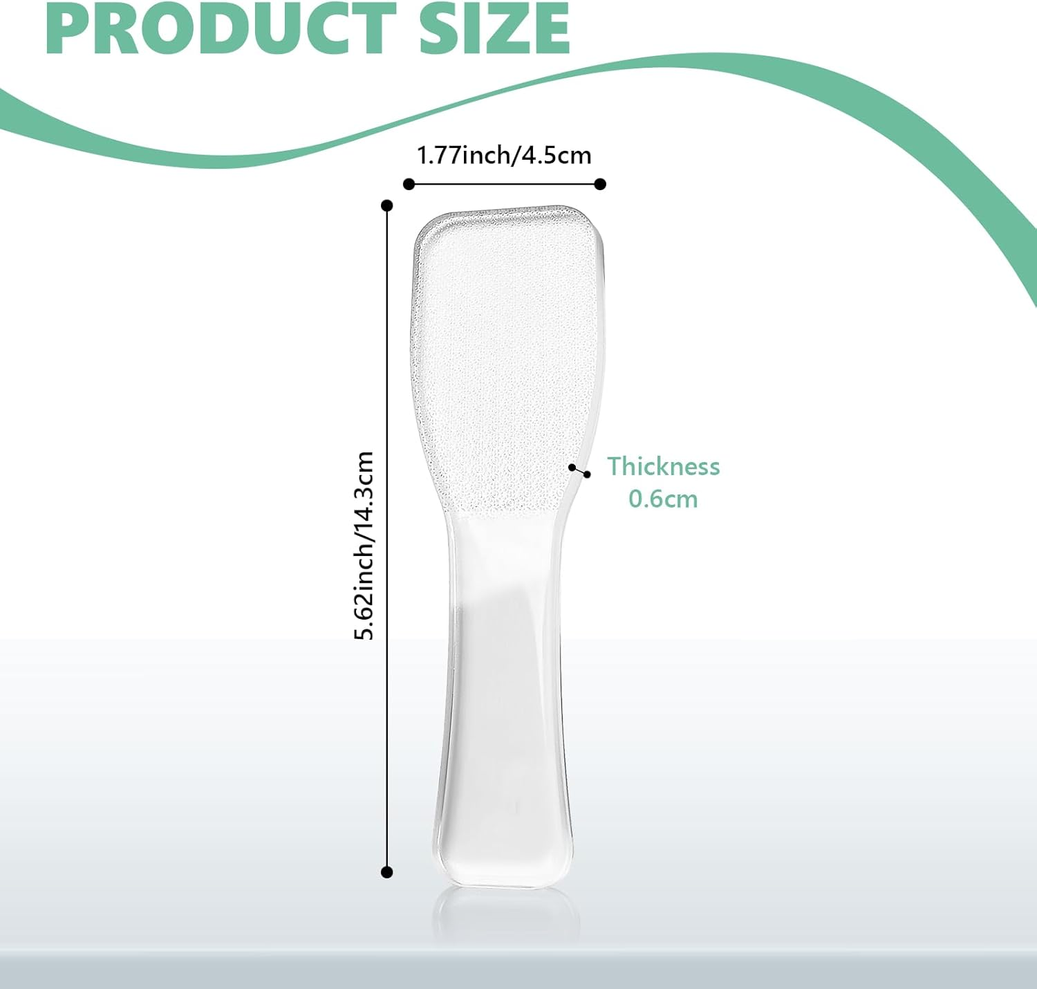 Nano Glass Foot File, Highly Effective Callus Remover，Feet Hard Skin Remover, Glass Foot Files for Hard Skin - Professional Pedicure Tool for Soft & Smooth Heels. image number 4