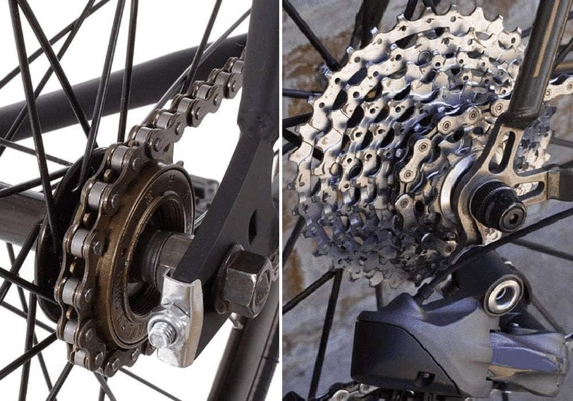 6/7/8-Speed Bicycle Chain Adjustable Cycle Bike Chain 1/2 X 3/32 Inch 116 Links for Mountain Road Cycling (4.9Ft) image number 3