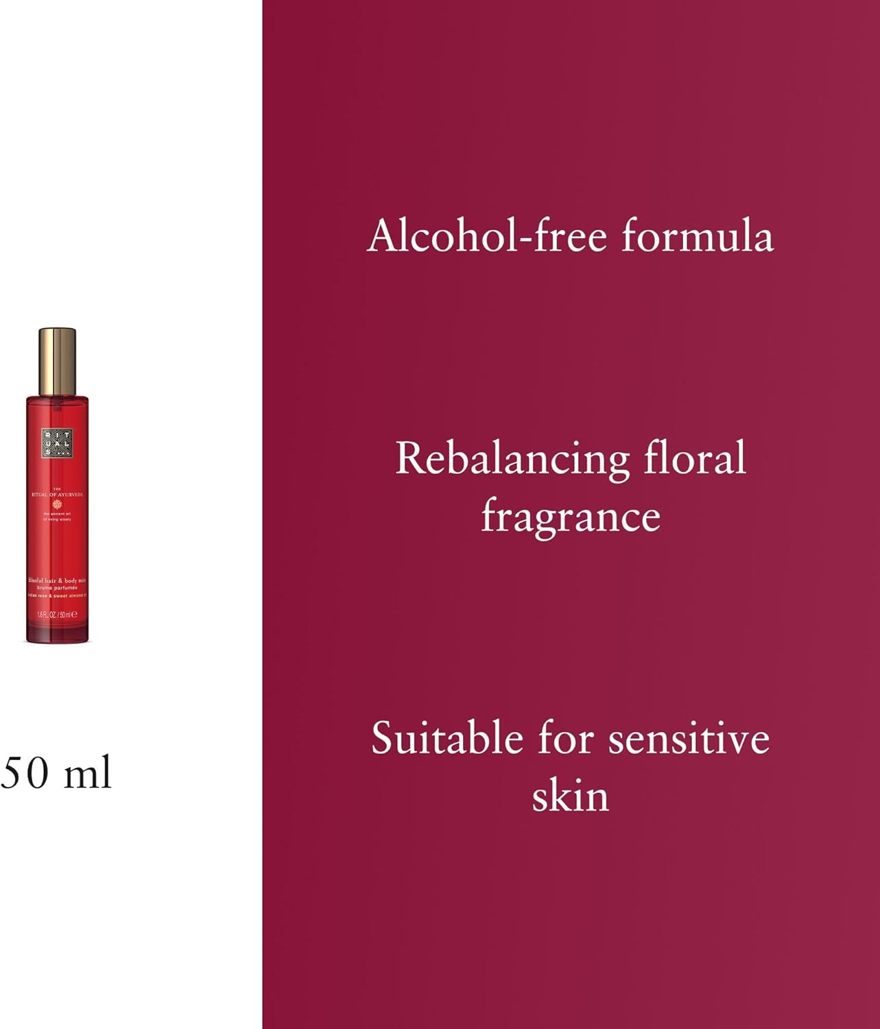 RITUALS the Ritual of Ayurveda Hair & Body Mist, 50 Ml image number 1