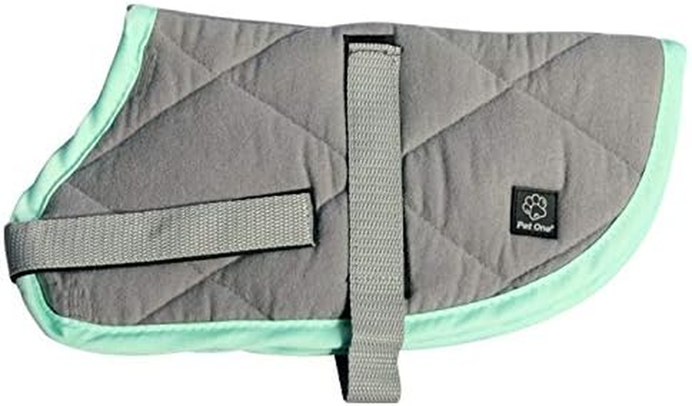 Grey/Turquoise 70Cm Nightsleeper Dog & Puppy Coat/Jacket (Pet One)