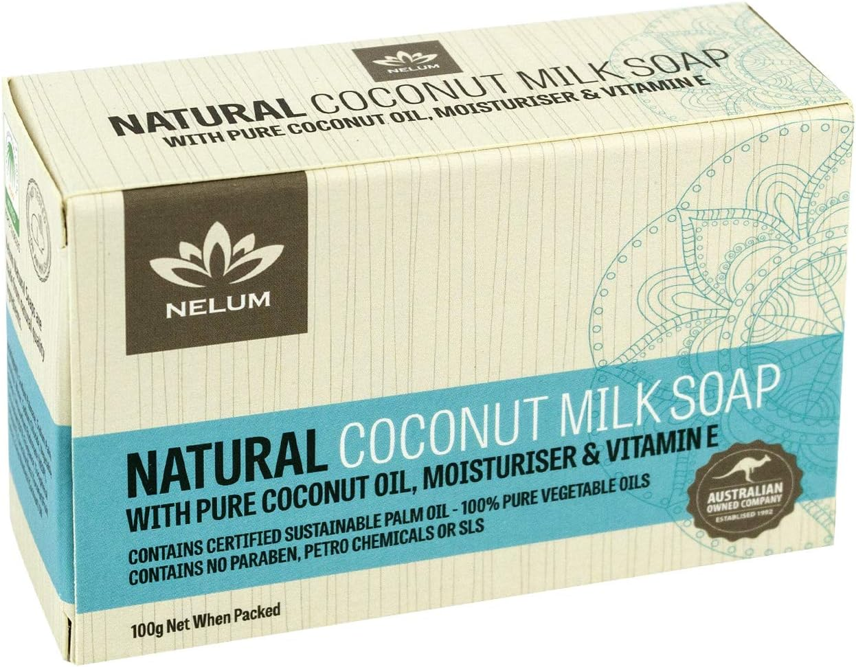 Coconut Natural Soap Bar 100G
