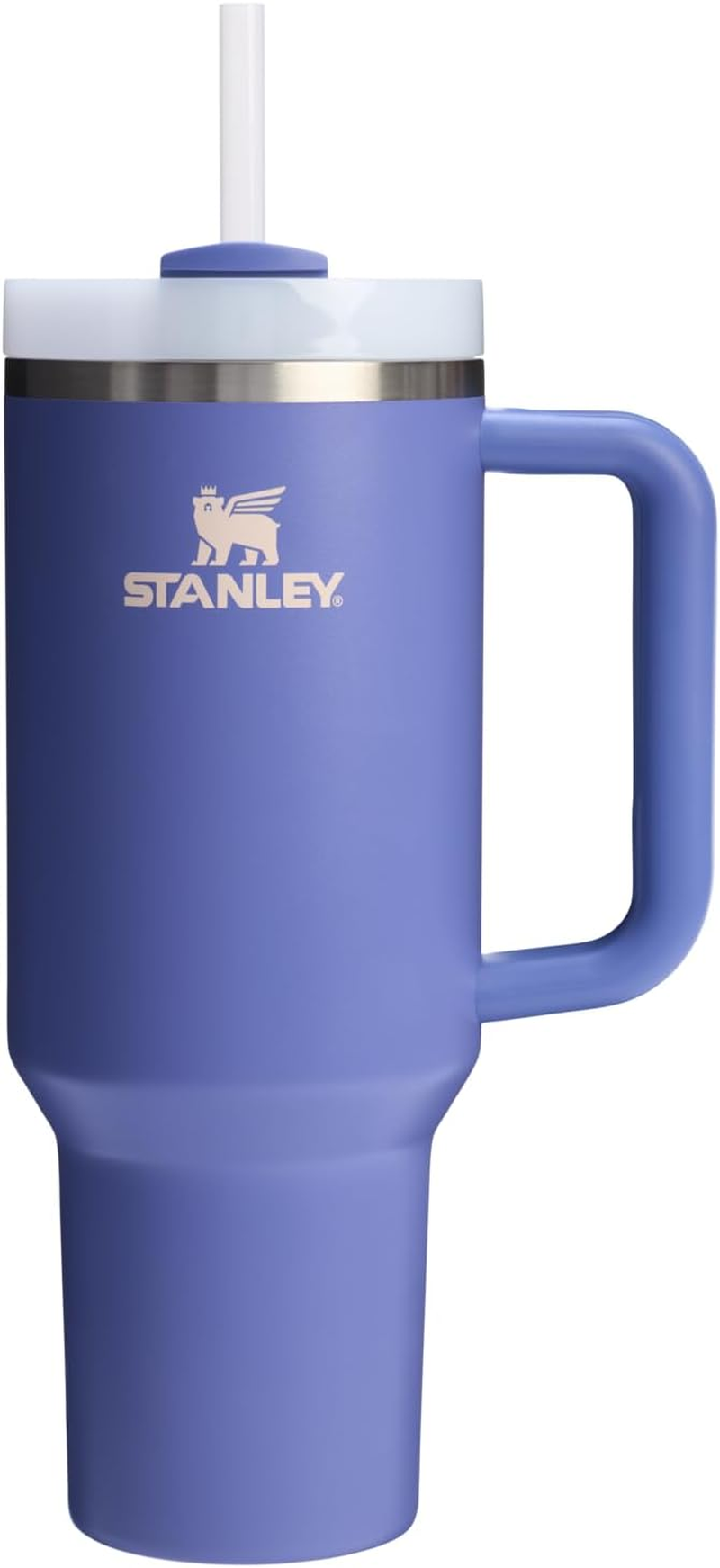 Amazon Exclusive Stanley Quencher H2.0 Tumbler with Handle and Straw 40 Oz | Flowstate 3-Position Lid | Cup Holder Compatible for Travel | Insulated Stainless Steel Cup | Bpa-Free | Blue Cactus