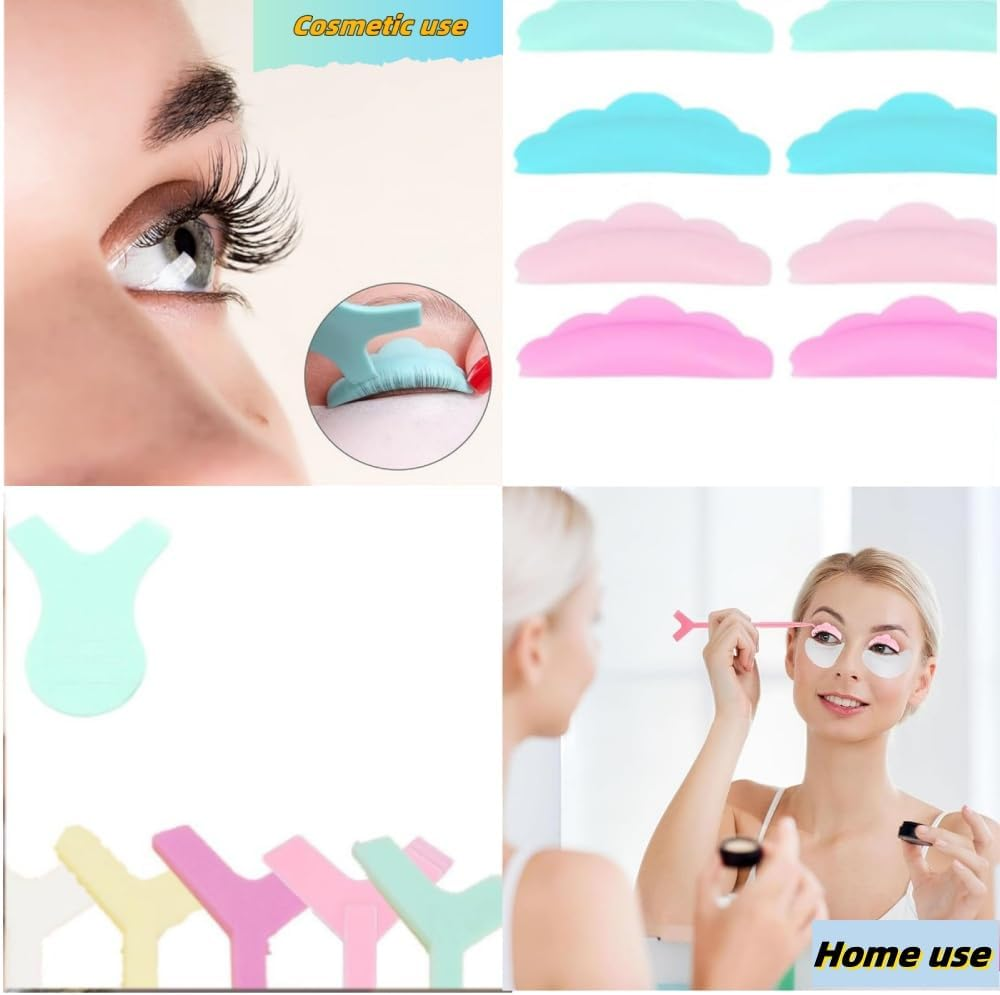 Fabselection 25 Sets Lash Lift Tool Kit, 5 Pairs Lash Perm Applicators, 5 Y Shape Eyelash Lift Tool, 10 Eyelash Separator Tool with Separation Comb, 5 Crystal Mascara Brushes for Lash Grafting Eyelash Extension