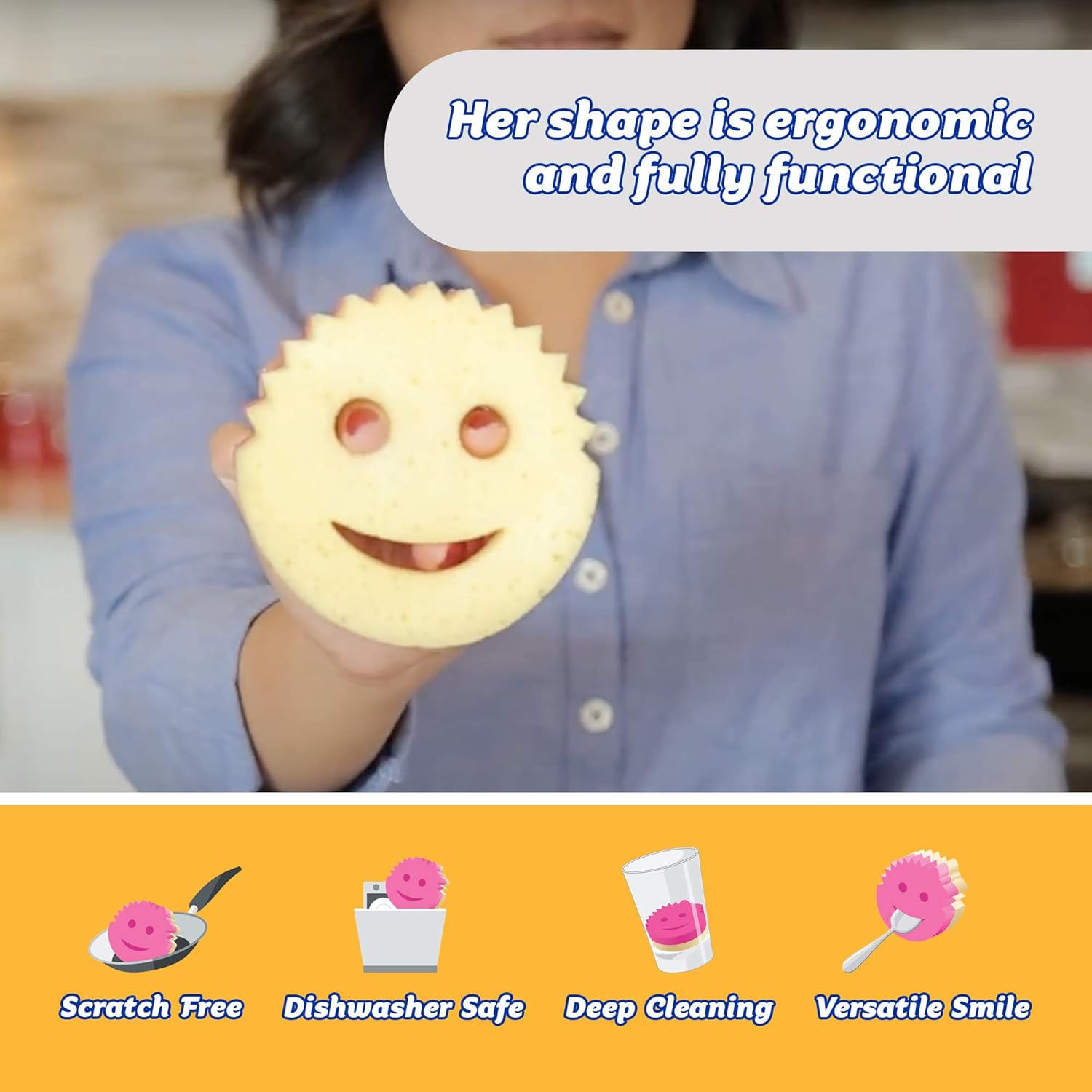 Scrub Daddy - Scrub Mommy Purple image number 5